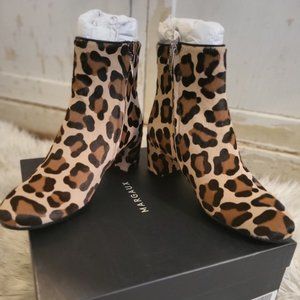Margaux Leopoard Booties Size 8.5 / 9 New in Box